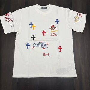 Chrome Hearts “Supply the Demand” White Graphic T-Shirt